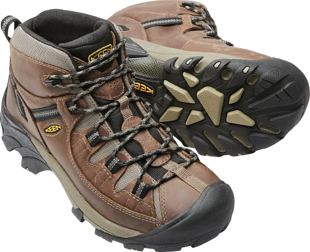 Keen Outdoor 'Keen' Men's Targhee II WP Mid Hiker - Shitake / Brindle 6 Keen Outdoor 'Keen' Men's Targhee II WP Mid Hiker - Shitake / Brindle