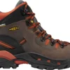 'Keen Utility' Men's 6" Pittsburgh Soft Toe - Brown / Orange