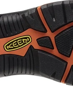 'Keen Utility' Men's Braddock Low Steel Toe - Black / Grey / Orange