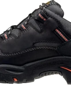 'Keen Utility' Men's Braddock Low Steel Toe - Black / Grey / Orange