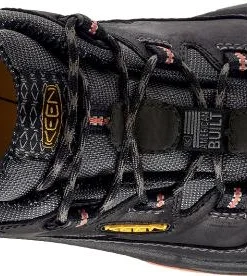 'Keen Utility' Men's Braddock Low Steel Toe - Black / Grey / Orange