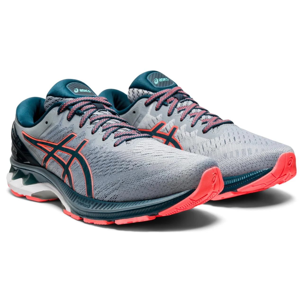 ASICS AMERICA CORP 'ASICS' Men's Gel Kayano 27 - Sheet Rock / Magnetic Blue (Wide) 4 ASICS AMERICA CORP 'ASICS' Men's Gel Kayano 27 - Sheet Rock / Magnetic Blue (Wide)