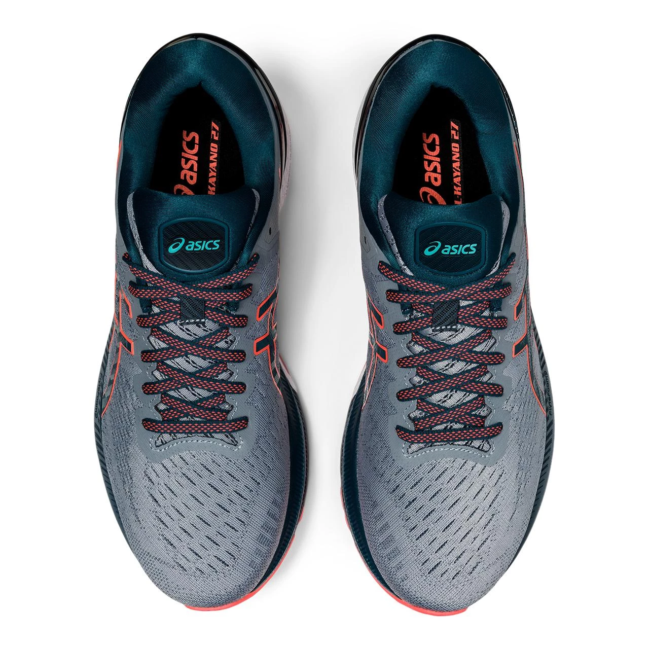 ASICS AMERICA CORP 'ASICS' Men's Gel Kayano 27 - Sheet Rock / Magnetic Blue (Wide) 5 ASICS AMERICA CORP 'ASICS' Men's Gel Kayano 27 - Sheet Rock / Magnetic Blue (Wide)