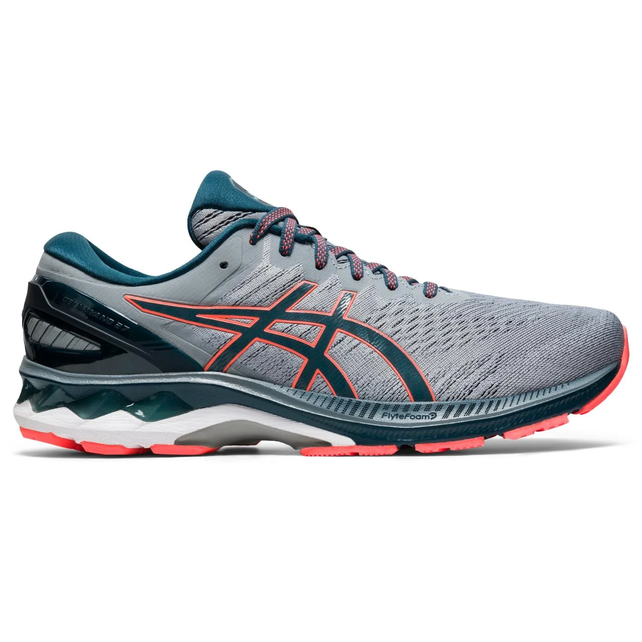 ASICS AMERICA CORP 'ASICS' Men's Gel Kayano 27 - Sheet Rock / Magnetic Blue (Wide) 3 ASICS AMERICA CORP 'ASICS' Men's Gel Kayano 27 - Sheet Rock / Magnetic Blue (Wide)
