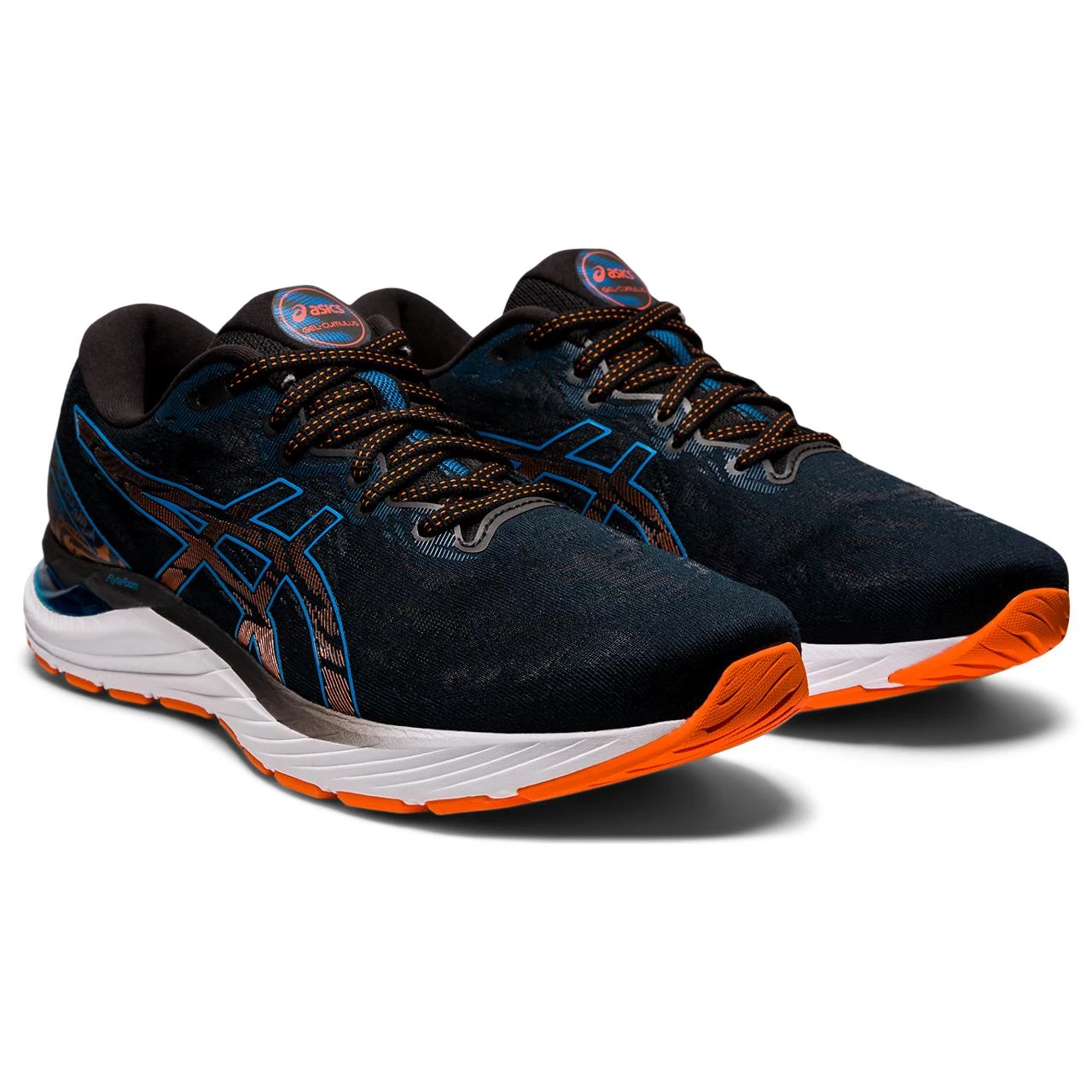 ASICS AMERICA CORP 'ASICS' Men's Gel Cumulus 23 - Black / Reborn Blue (Wide) 4 ASICS AMERICA CORP 'ASICS' Men's Gel Cumulus 23 - Black / Reborn Blue (Wide)