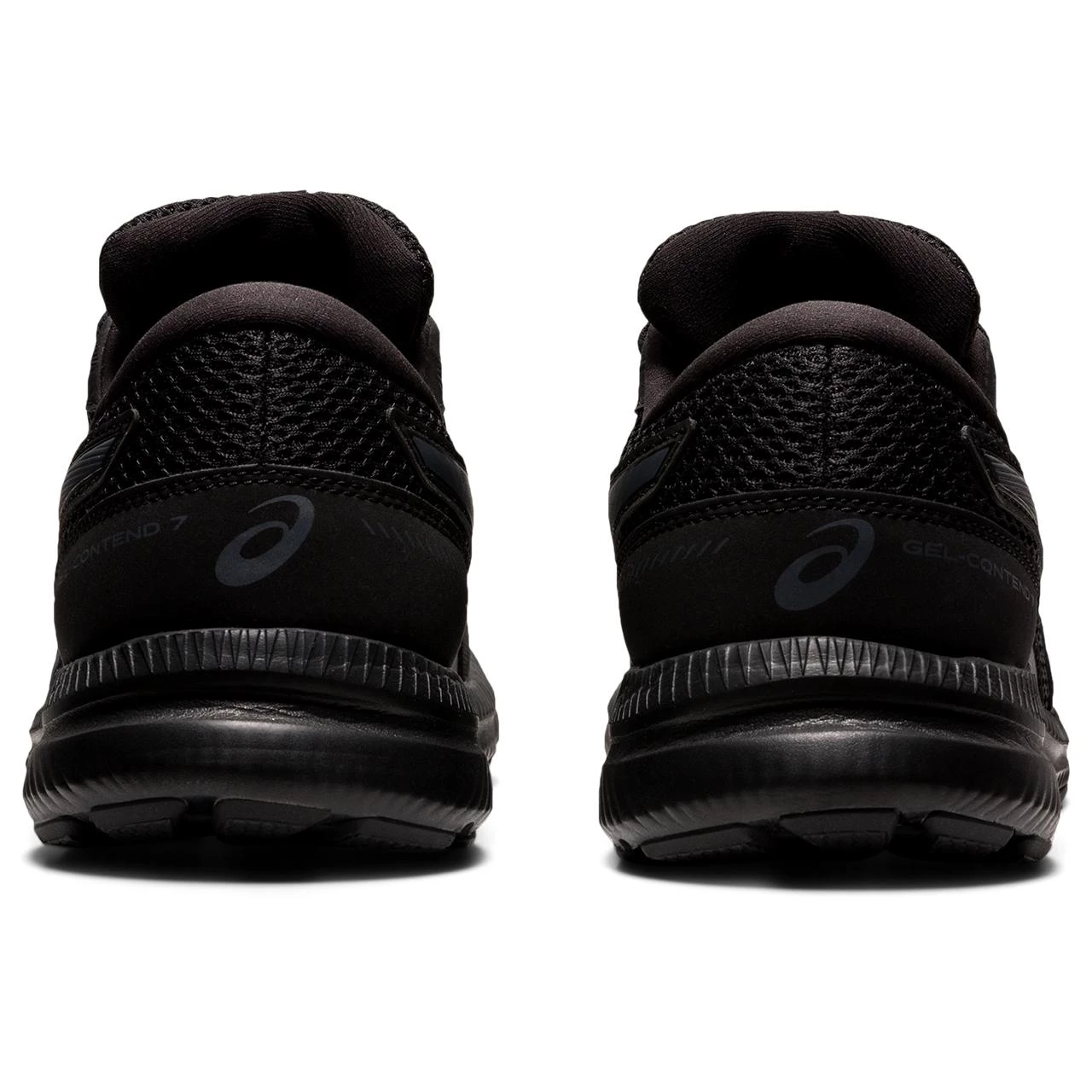 ASICS AMERICA CORP 'ASICS' Men's Gel Contend 7 - Black / Grey 8 ASICS AMERICA CORP 'ASICS' Men's Gel Contend 7 - Black / Grey