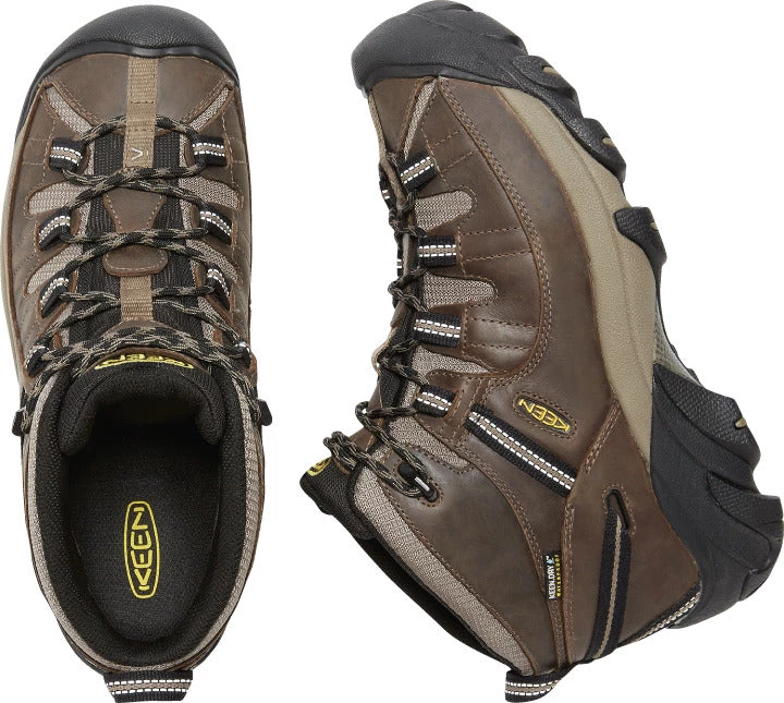 Keen Outdoor 'Keen' Men's Targhee II WP Mid Hiker - Shitake / Brindle (Wide) 4 Keen Outdoor 'Keen' Men's Targhee II WP Mid Hiker - Shitake / Brindle (Wide)