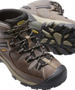 Keen Outdoor 'Keen' Men's Targhee II WP Mid Hiker - Shitake / Brindle (Wide) 11 Keen Outdoor 'Keen' Men's Targhee II WP Mid Hiker - Shitake / Brindle (Wide)