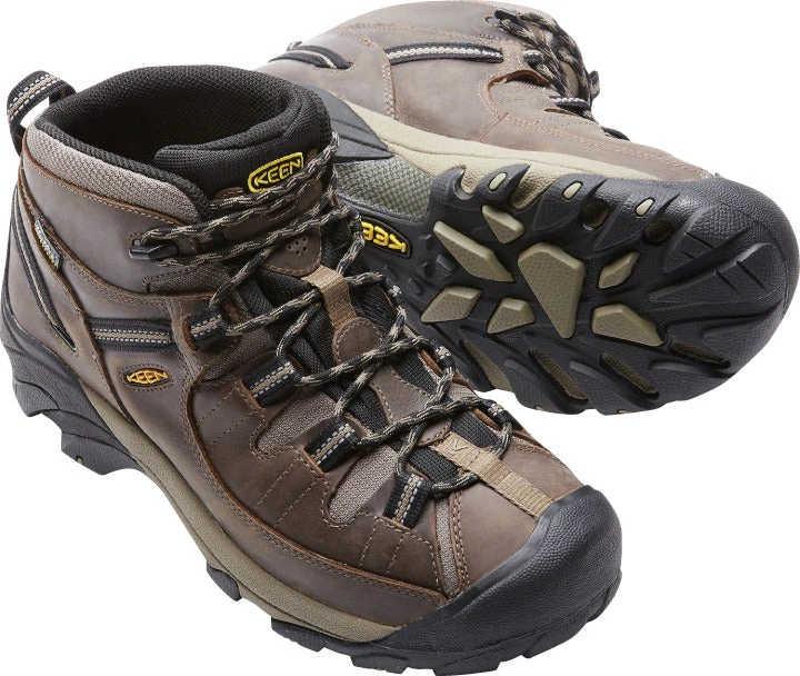 Keen Outdoor 'Keen' Men's Targhee II WP Mid Hiker - Shitake / Brindle (Wide) 6 Keen Outdoor 'Keen' Men's Targhee II WP Mid Hiker - Shitake / Brindle (Wide)