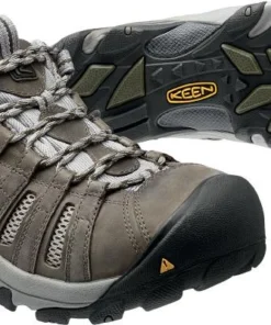 'Keen Utility' Men's Flint Low EH Steel Toe - Grey / Black