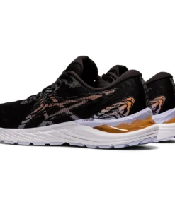 ASICS AMERICA CORP 'ASICS' Women's Gel Cumulus 23 - Black / Sun Peach (Wide)