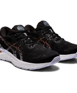ASICS AMERICA CORP 'ASICS' Women's Gel Cumulus 23 - Black / Sun Peach (Wide)