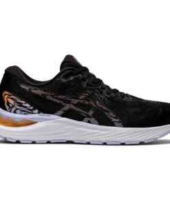 ASICS AMERICA CORP'ASICS' Women's Gel Cumulus 23 - Black / Sun Peach (Wide)