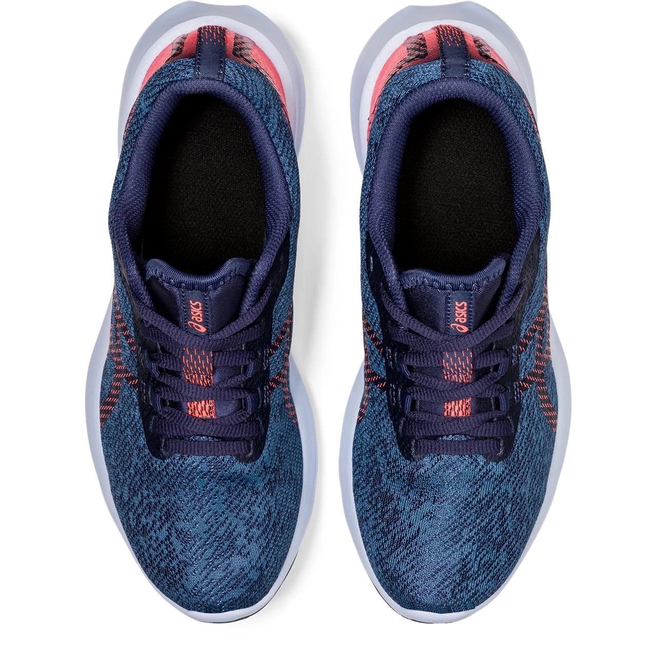 ASICS AMERICA CORP 'Asics' Women's Versablast MX - Thunder Blue / Blazing Coral 5 ASICS AMERICA CORP 'Asics' Women's Versablast MX - Thunder Blue / Blazing Coral