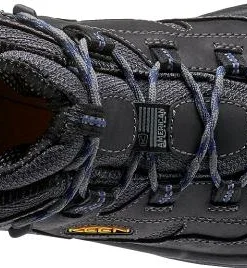 'Keen Utility' Men's Braddock Mid EH WP Soft Toe - Black / Grey / Blue