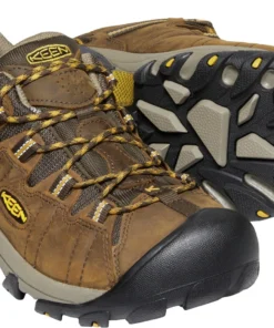 Keen Outdoor 'Keen' Men's Targhee II WP Hiker - Cascade Brown / Golden Yellow (Wide)