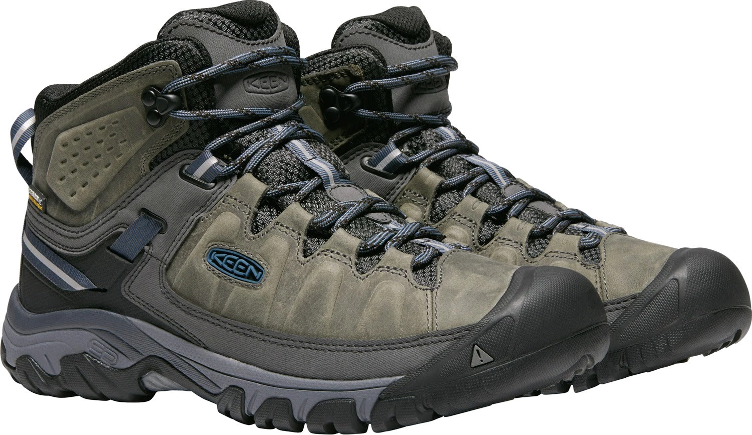 Keen Outdoor 'Keen' Men's Targhee III WP Mid Hiker - Steel Grey / Captain's Blue 7 Keen Outdoor 'Keen' Men's Targhee III WP Mid Hiker - Steel Grey / Captain's Blue