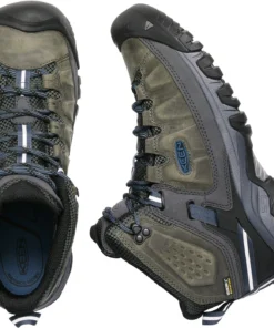Keen Outdoor 'Keen' Men's Targhee III WP Mid Hiker - Steel Grey / Captain's Blue