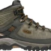 Keen Outdoor 'Keen' Men's Targhee III WP Mid Hiker - Black Olive / Golden Brown (Wide)