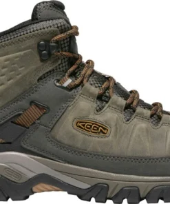 Keen Outdoor'Keen' Men's Targhee III WP Mid Hiker - Black Olive / Golden Brown (Wide)