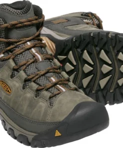 Keen Outdoor 'Keen' Men's Targhee III WP Mid Hiker - Black Olive / Golden Brown (Wide)