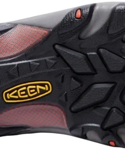 'Keen Utility' Men's Boulder Low EH Steel Toe - Black / Grey / Orange