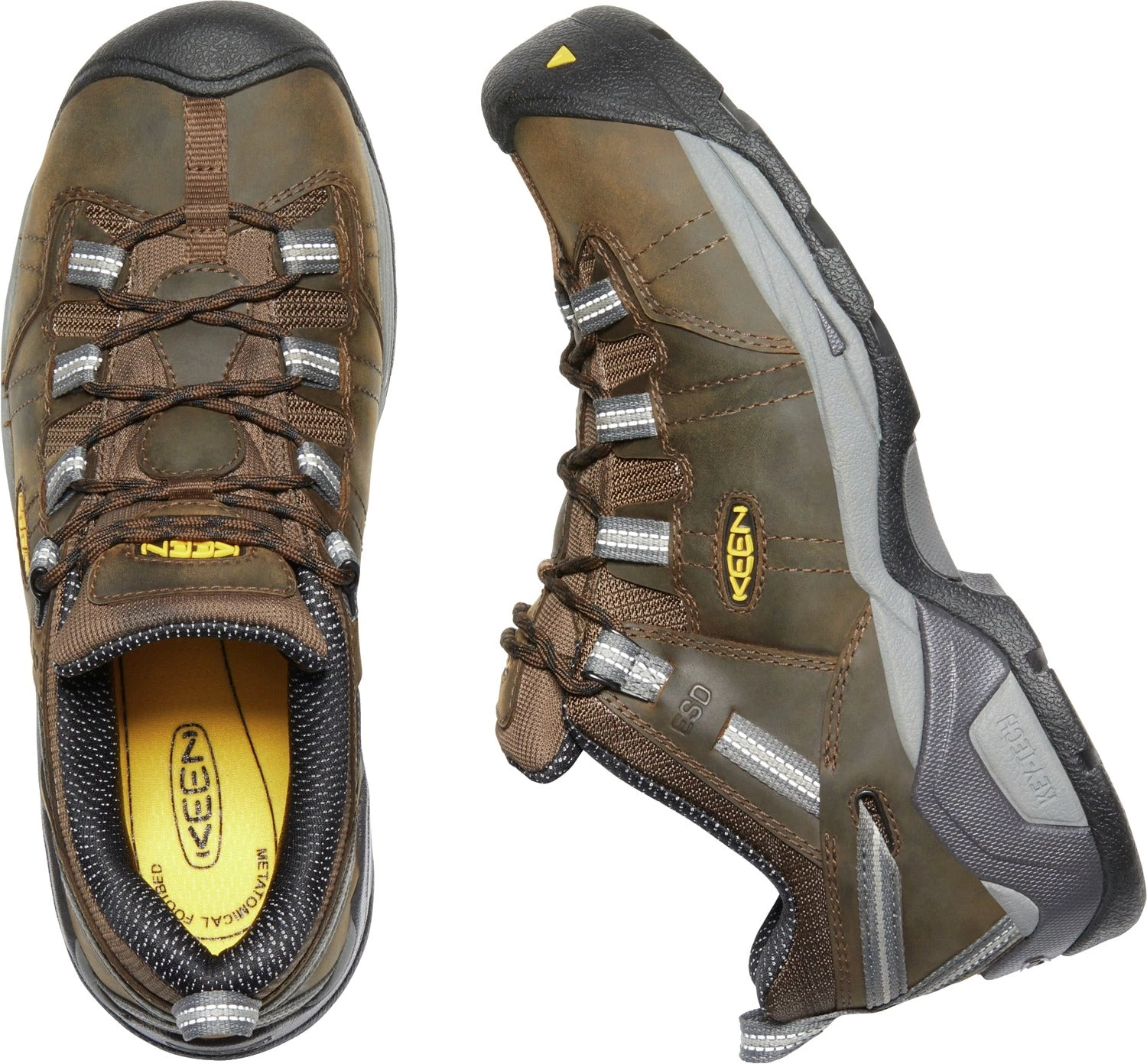 Keen Utility 'Keen' Men's Detroit XT ESD Steel Toe - Cascade Brown / Gargoyle 4 Keen Utility 'Keen' Men's Detroit XT ESD Steel Toe - Cascade Brown / Gargoyle