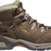 'Keen Utility' Men's Detroit XT Mid WP Soft Toe - Black Olive / Leather Brown