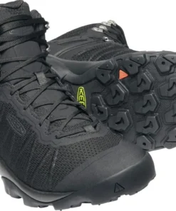 Keen Outdoor 'Keen' Men's Venture WP Leather Mid Hiker - Black / Black