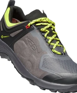 Keen Outdoor 'Keen' Men's Explore WP Low Hiker - Magnet / Bright Yellow