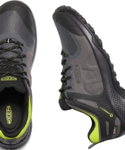 Keen Outdoor 'Keen' Men's Explore WP Low Hiker - Magnet / Bright Yellow