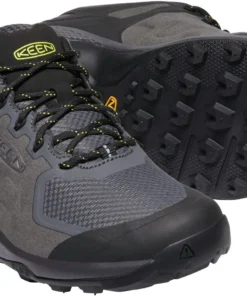 Keen Outdoor 'Keen' Men's Explore WP Low Hiker - Magnet / Bright Yellow
