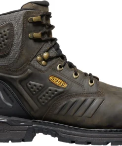 'Keen Utility' Men's 6" Philadelphia Int. Met WP Safety Toe - Cascade Brown / Black