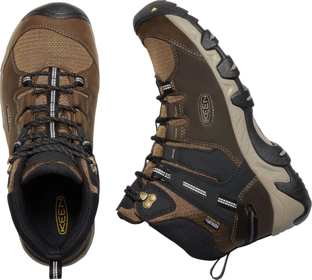 Keen Outdoor 'Keen' Men's Steens WP Leather Mid Hiker - Canteen / Black 4 Keen Outdoor 'Keen' Men's Steens WP Leather Mid Hiker - Canteen / Black