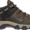 Keen Outdoor 'Keen' Men's Steens WP Leather Low Hiker - Canteen / Brindle Shoes