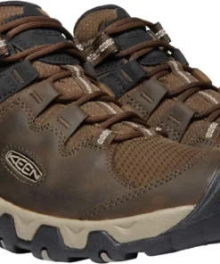Keen Outdoor 'Keen' Men's Steens WP Leather Low Hiker - Canteen / Brindle Shoes