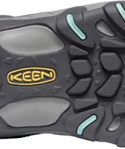 Keen Outdoor 'Keen' Women's Steens WP Leather Mid Hiker - Steel Grey / Ocean Wave