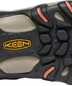 Keen Outdoor 'Keen' Women's Steens WP Leather Low Hiker - Timberwolf / Coral 10 Keen Outdoor 'Keen' Women's Steens WP Leather Low Hiker - Timberwolf / Coral