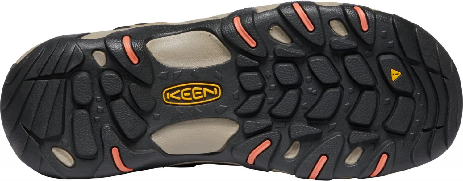 Keen Outdoor 'Keen' Women's Steens WP Leather Low Hiker - Timberwolf / Coral 5 Keen Outdoor 'Keen' Women's Steens WP Leather Low Hiker - Timberwolf / Coral