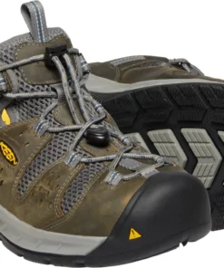 'Keen Utility' Men's Atlanta Cool EH ESD Steel Toe - Gargoyle / Midnight Navy 15 'Keen Utility' Men's Atlanta Cool EH ESD Steel Toe - Gargoyle / Midnight Navy