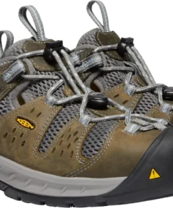 'Keen Utility' Women's Atlanta Cool II ESD Steel Toe - Gargoyle / Blue Fog