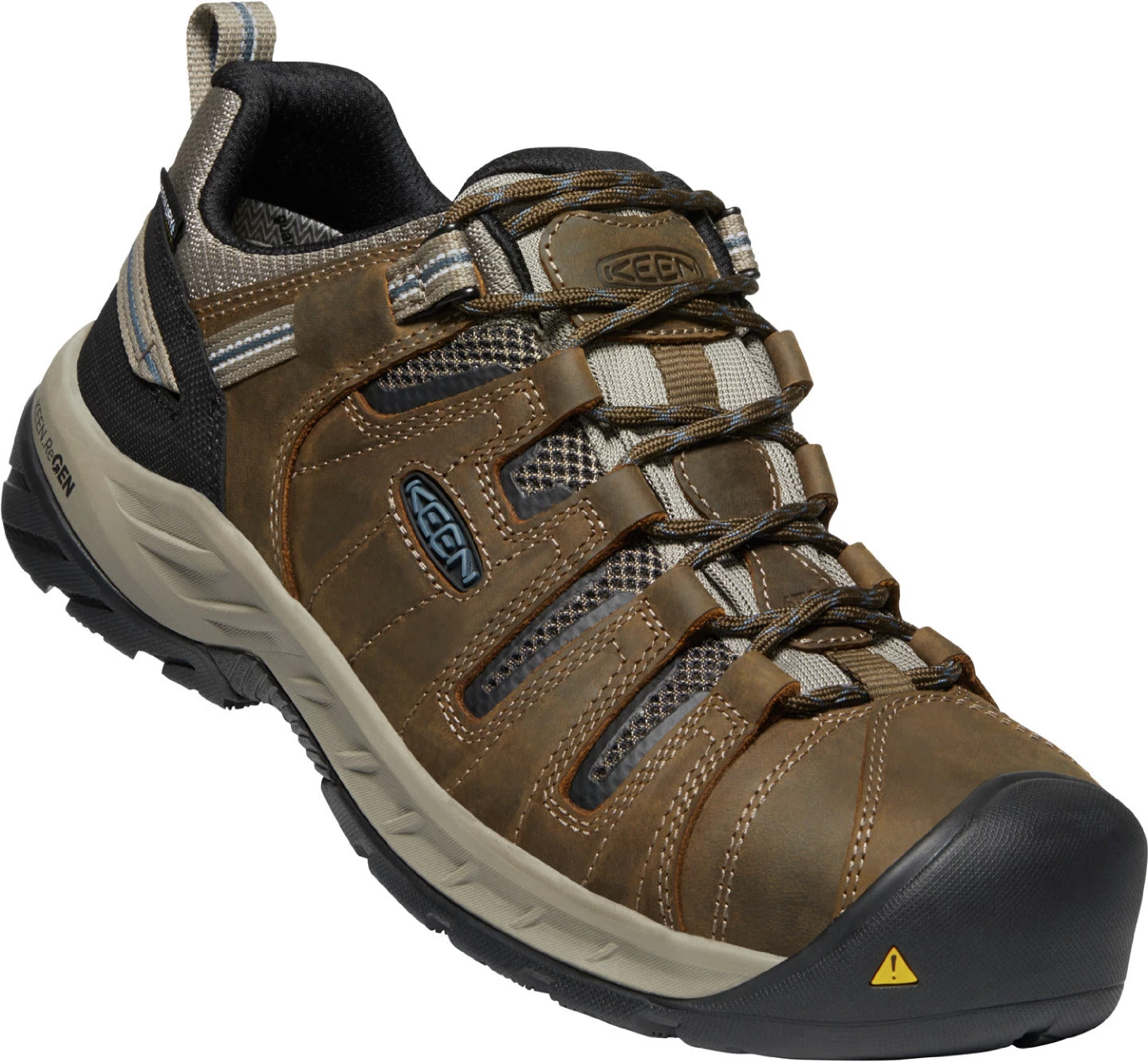 Keen Utility 'Keen' Men's Flint II EH WP Steel Toe - Cascade Brown / Orion Blue 9 Keen Utility 'Keen' Men's Flint II EH WP Steel Toe - Cascade Brown / Orion Blue