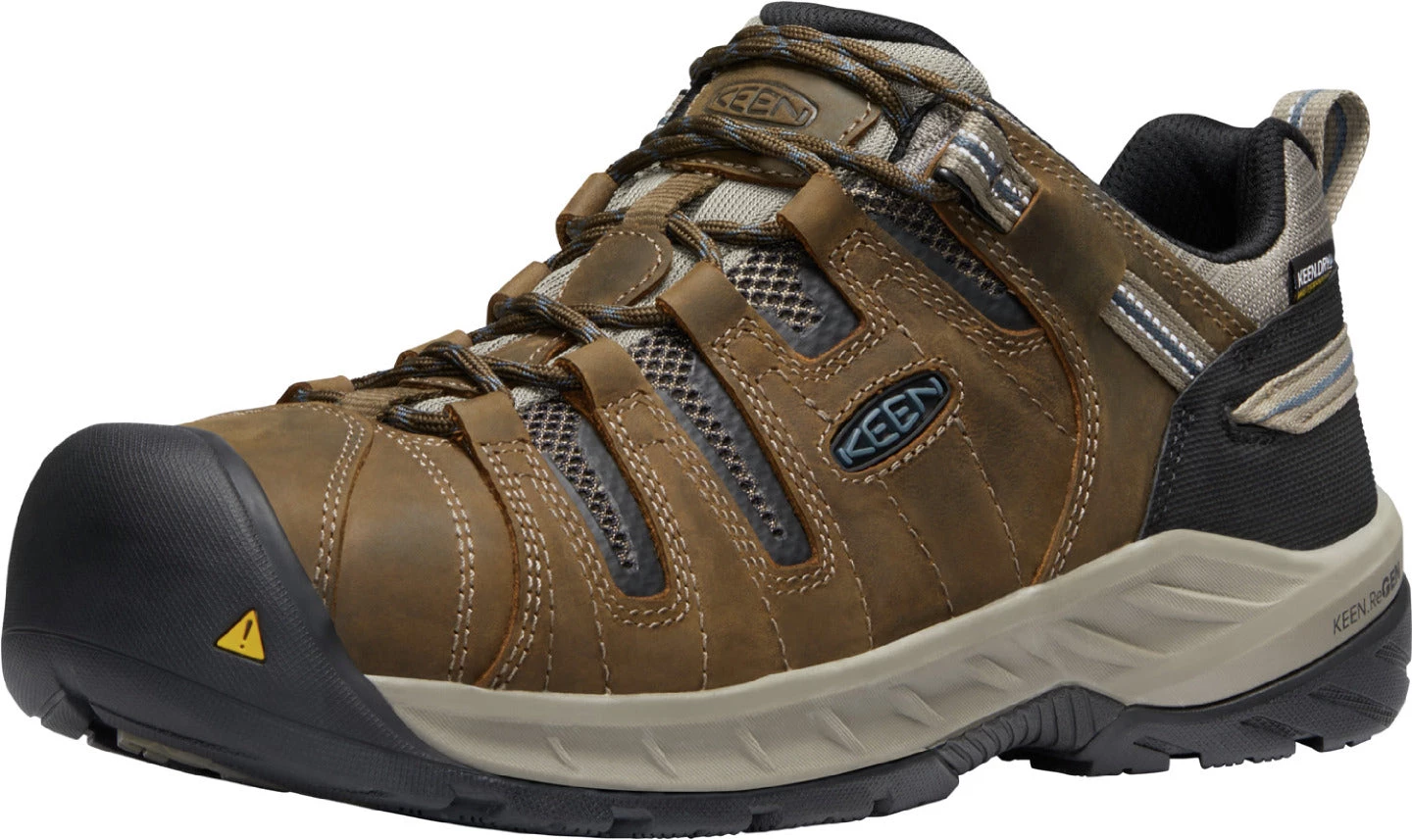 Keen Utility 'Keen' Men's Flint II EH WP Steel Toe - Cascade Brown / Orion Blue 7 Keen Utility 'Keen' Men's Flint II EH WP Steel Toe - Cascade Brown / Orion Blue