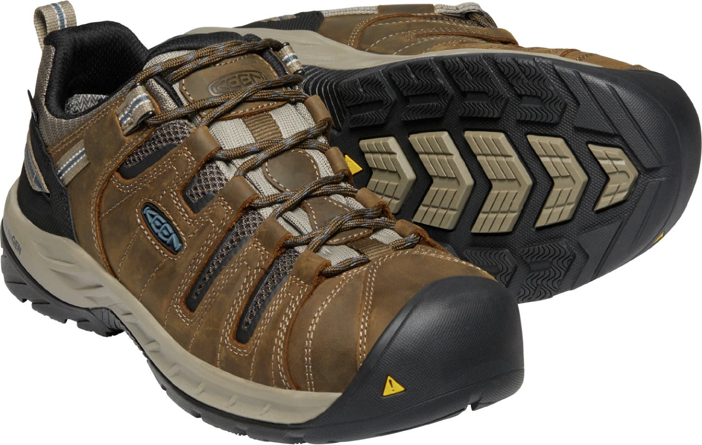 Keen Utility 'Keen' Men's Flint II EH WP Steel Toe - Cascade Brown / Orion Blue 8 Keen Utility 'Keen' Men's Flint II EH WP Steel Toe - Cascade Brown / Orion Blue