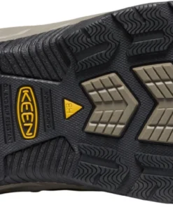 'Keen Utility' Men's Flint II Mid EH WP Steel Toe - Cascade Brown / Orion Blue