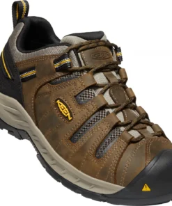 'Keen Utility' Men's Flint II EH Soft Toe - Cascade Brown / Golden Rod