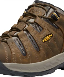 'Keen Utility' Men's Flint II EH Soft Toe - Cascade Brown / Golden Rod