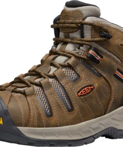 'Keen Utility' Men's Flint II Mid EH Soft Toe - Cascade Brown / Burnt Ochre 13 'Keen Utility' Men's Flint II Mid EH Soft Toe - Cascade Brown / Burnt Ochre