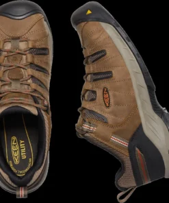 'Keen Utility' Men's Flint II EH Steel Toe - Shitake / Rust