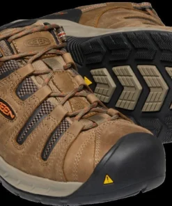 'Keen Utility' Men's Flint II EH Steel Toe - Shitake / Rust